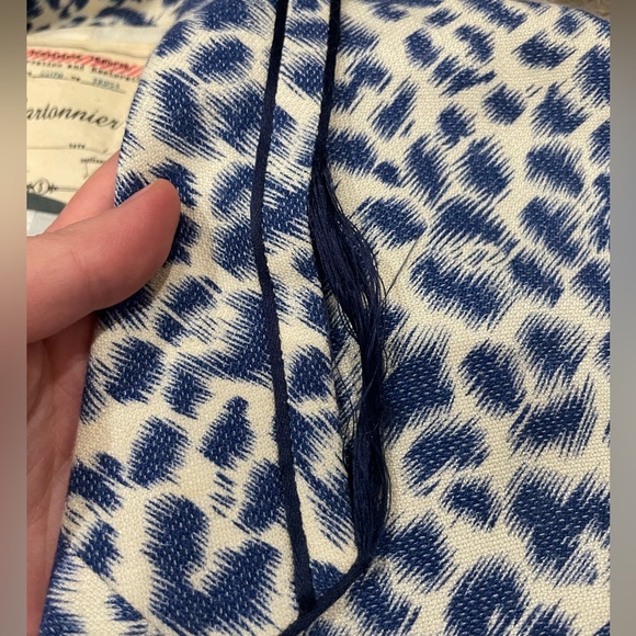 Cartonnier Blue Leopard Print Blazer from Anthropologie - Picture 5 of 9